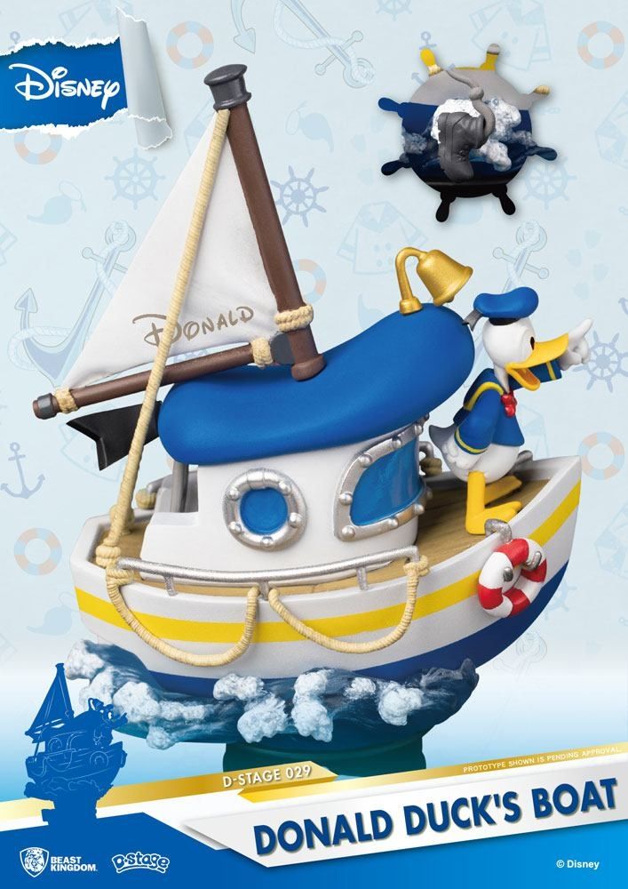 Diorama D-Stage Le Bateau de Donald Duck – vue produit 4