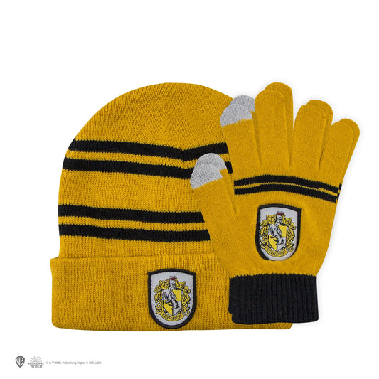 *Hufflepuff Kids' Beanie & Touchscreen Gloves Set