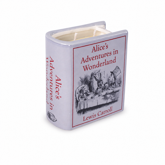 Alice in Wonderland Book Candle 10 cm