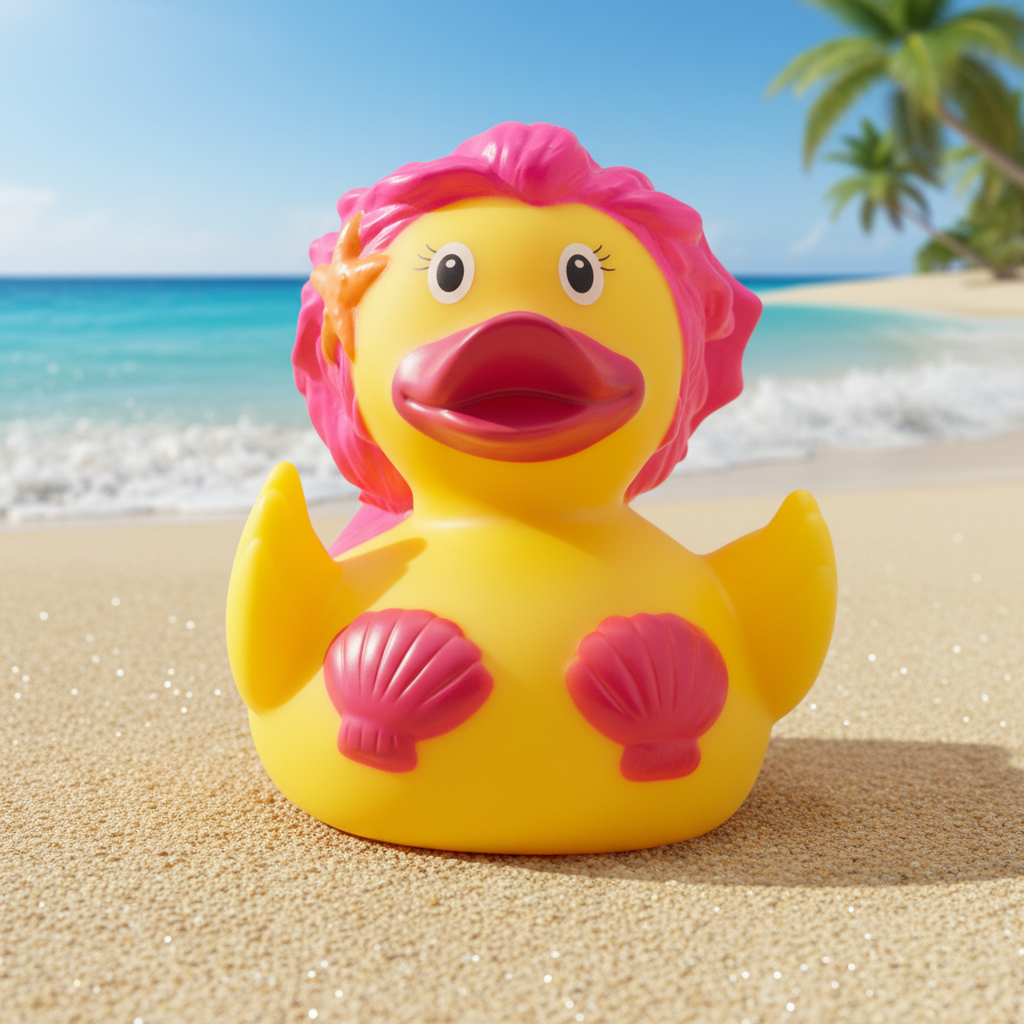 Canard Sirène Rose - vue 7
