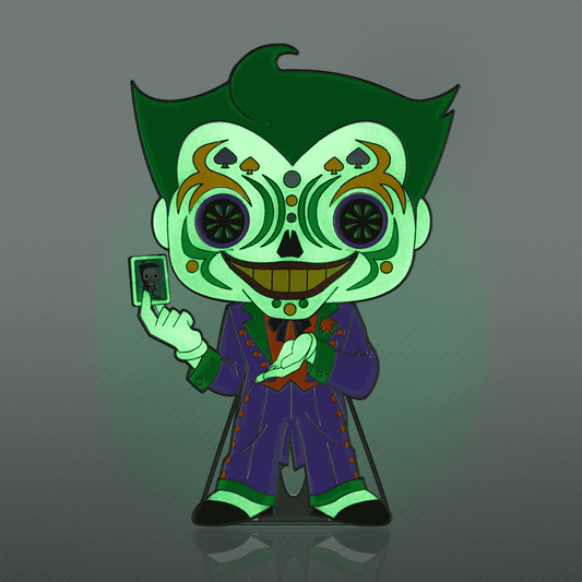 Pop! Dia De Los DC Joker Pin (Glow)