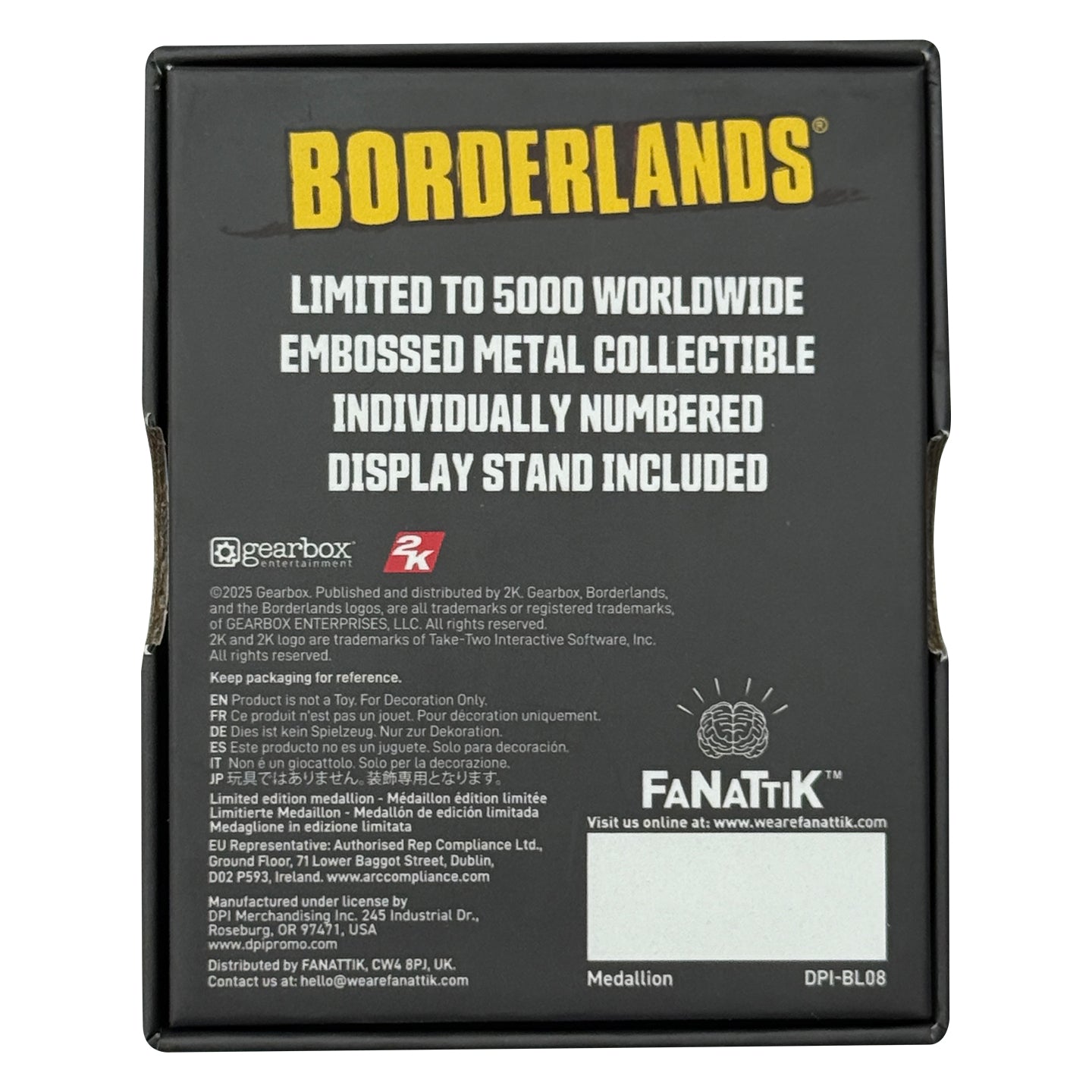 Réplique collector Borderlands - Bandit Mask
