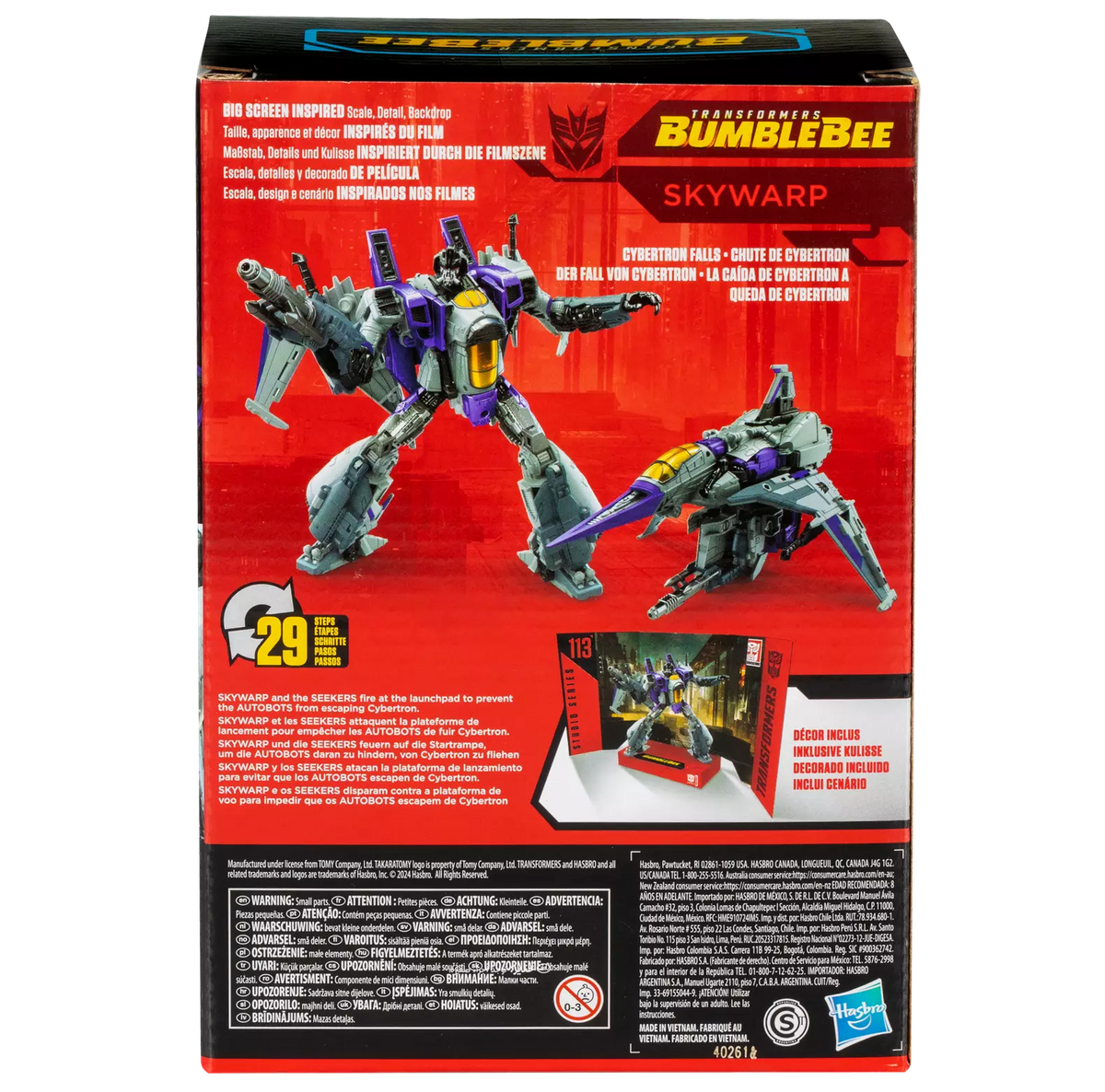 Transformers Generations Studio Series Voyageur 113 Skywarp