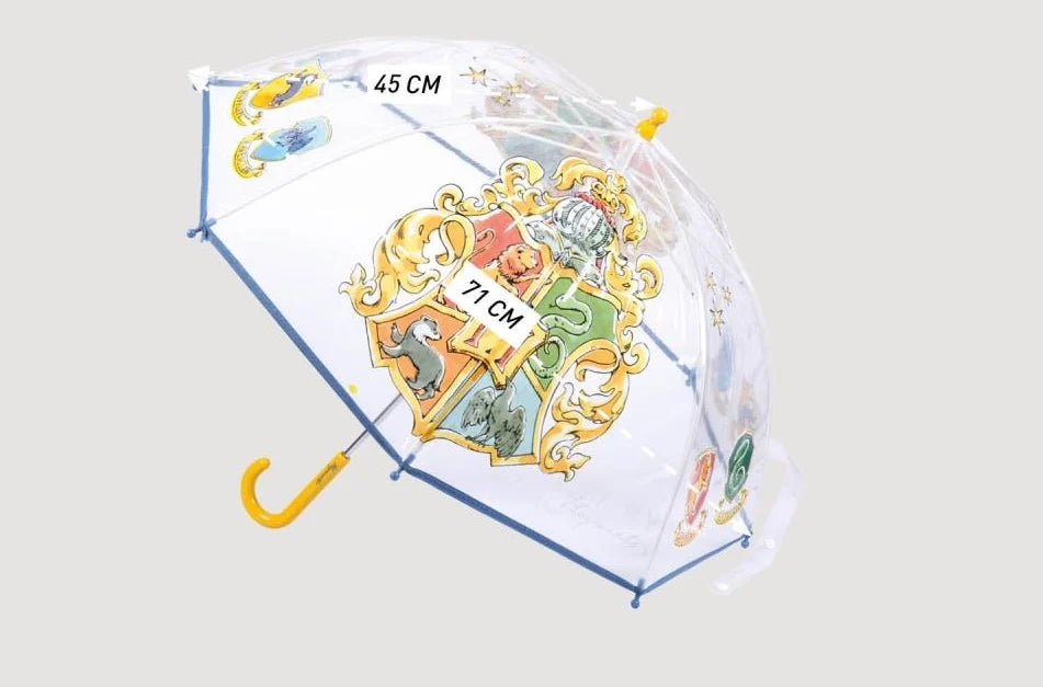 Parapluie Transparent Enfant Harry Potter - Emblème Poudlard – vue produit 5