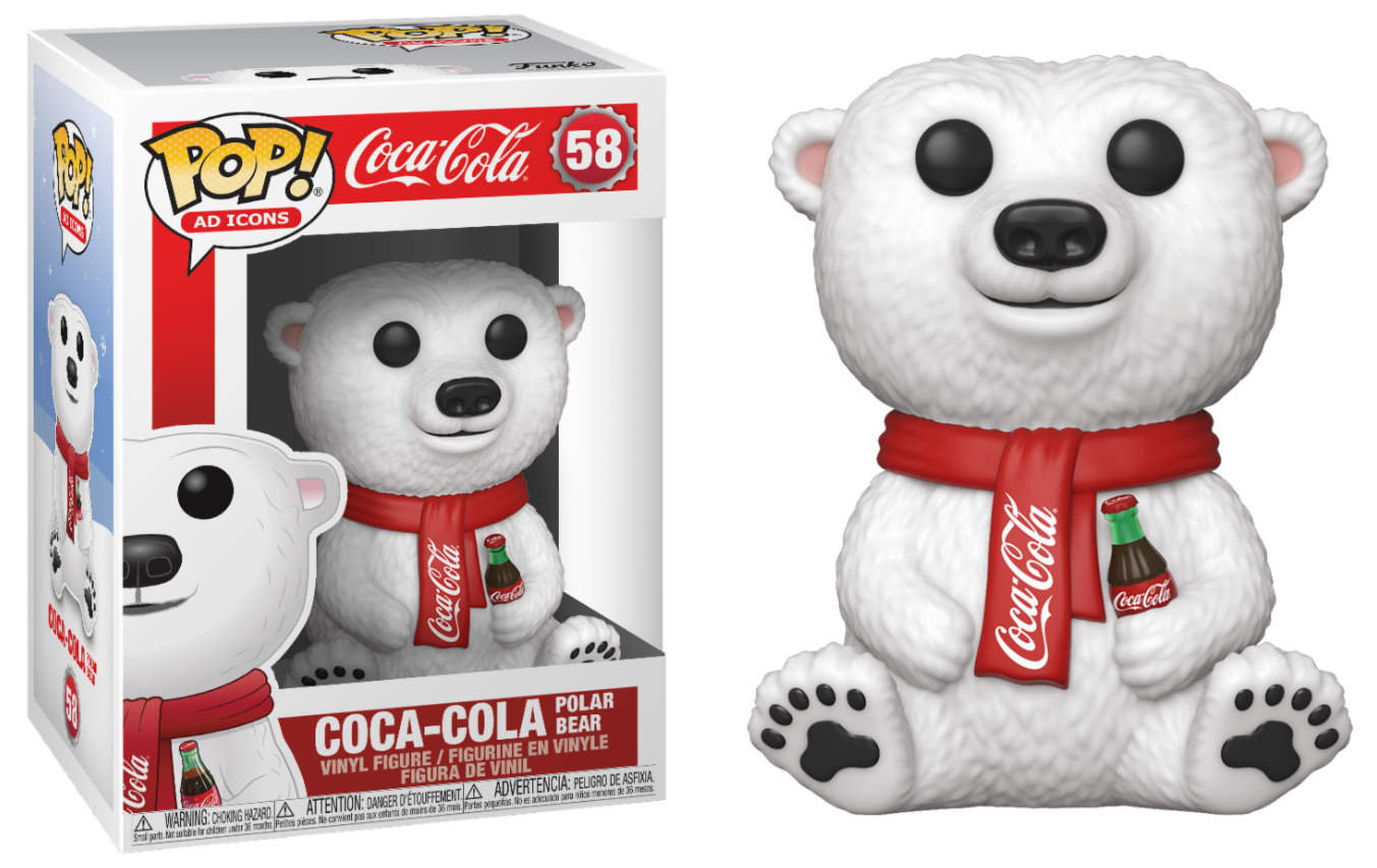 pop coca cola polar bear 58