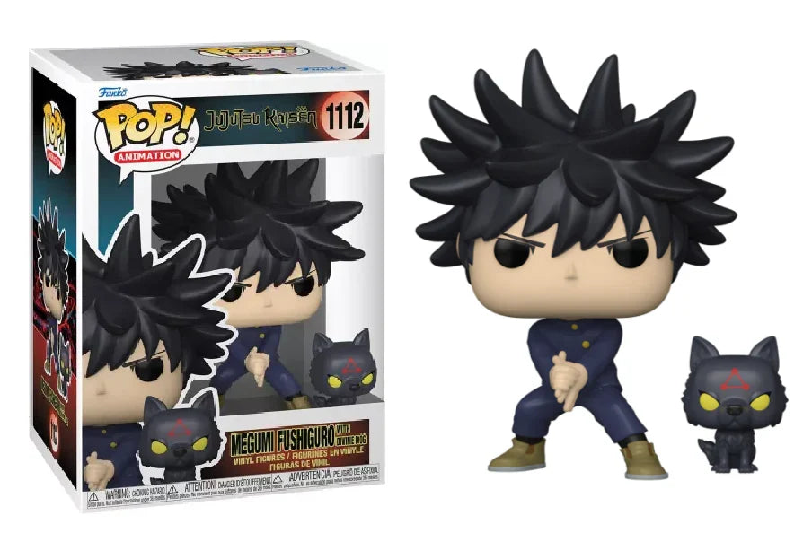 Funko Megumi Fushiguro avec Chien Divin – Jujutsu Kaisen