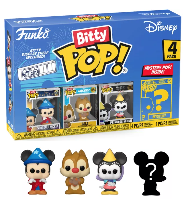 bitty pop disney 4 pack series 3