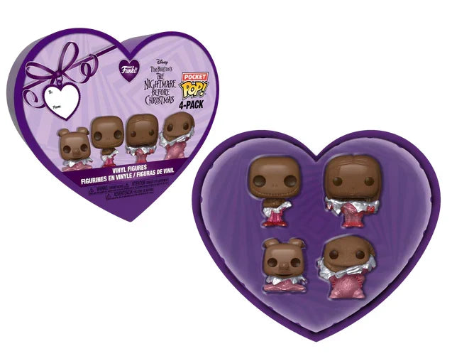Funko Pocket Pop! L'Étrange Noël de Monsieur Jack S Valentin 4-Pack