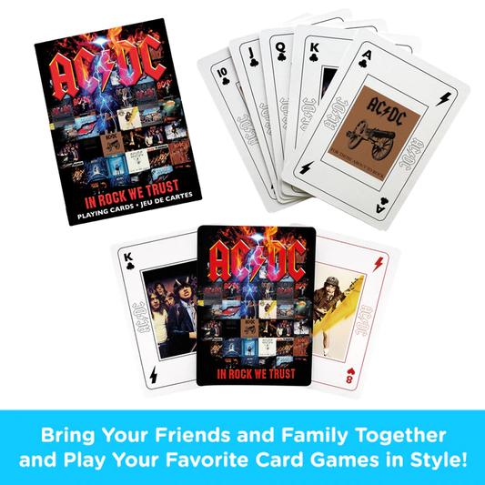 Jeu de cartes AC/DC - In Rock We Trust - vue 1