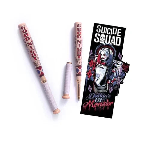 Stylo Batte de Baseball et Marque-pages Suicide Squad - Harley Quinn