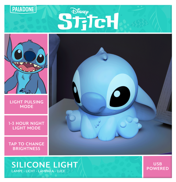 Lampe en silicone Stitch SquishyGlo – 15 cm – vue 2