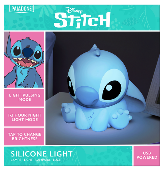 Lampe en silicone Stitch SquishyGlo – 15 cm – vue 2