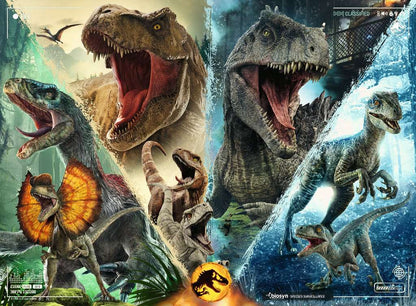 Puzzle Jurassic World - Les espèces de dinosaures