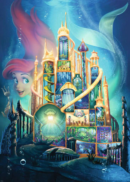 Puzzle Disney Castle Ariel 1000 pièces - Ravensburger