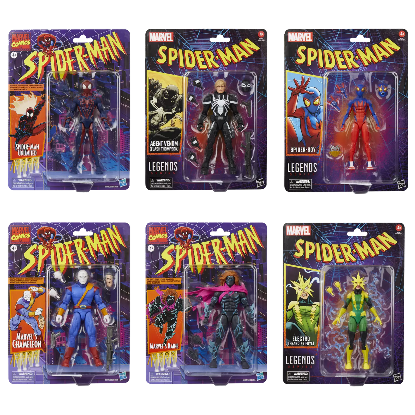 marvel legends series spider man unlimited hasbro