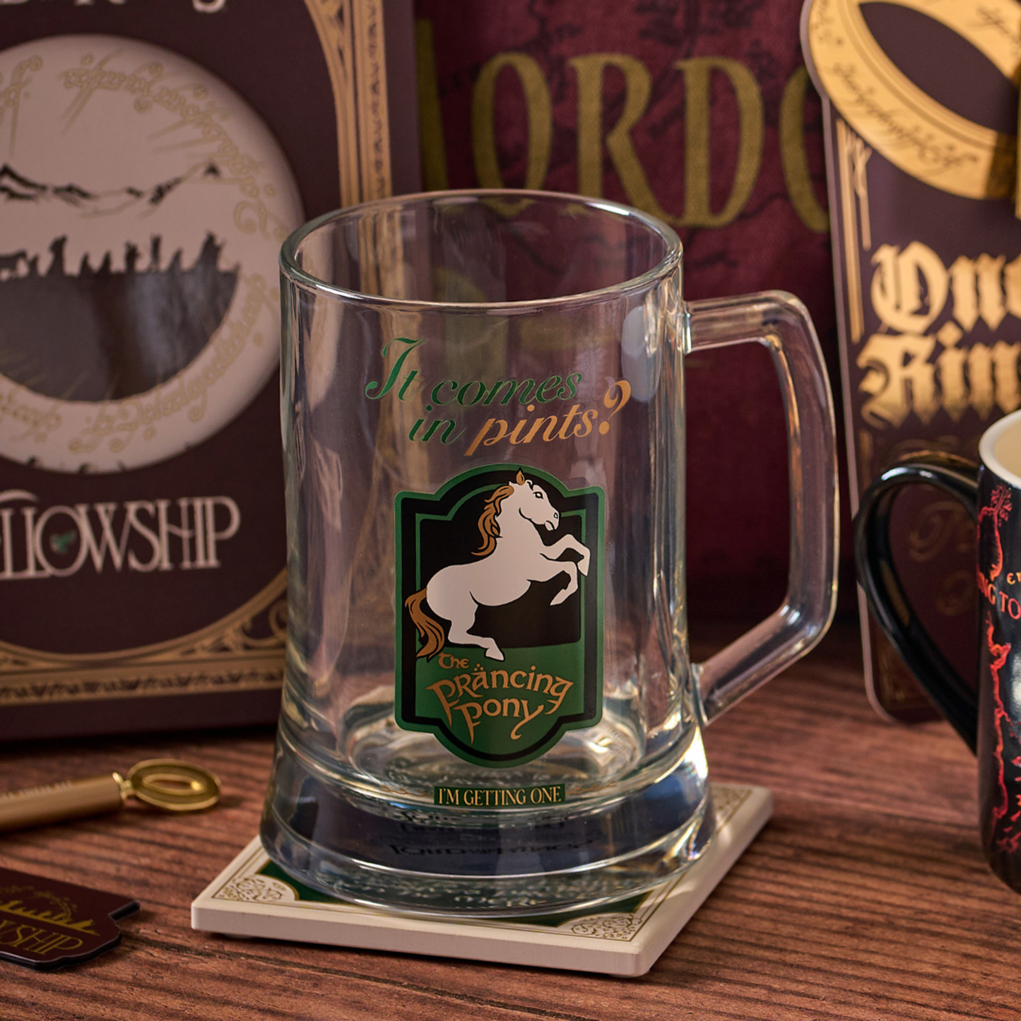 Lord of the Rings Glass Tankard 500 ml