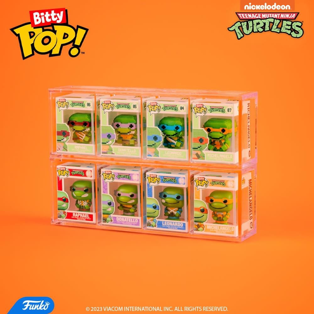 bitty pop teenage mutant ninja turtles 4 pack series 4