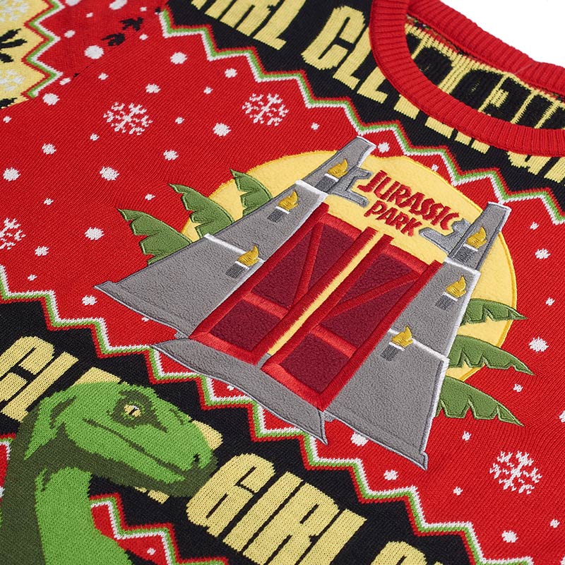 Pull de Noël Jurassic Park