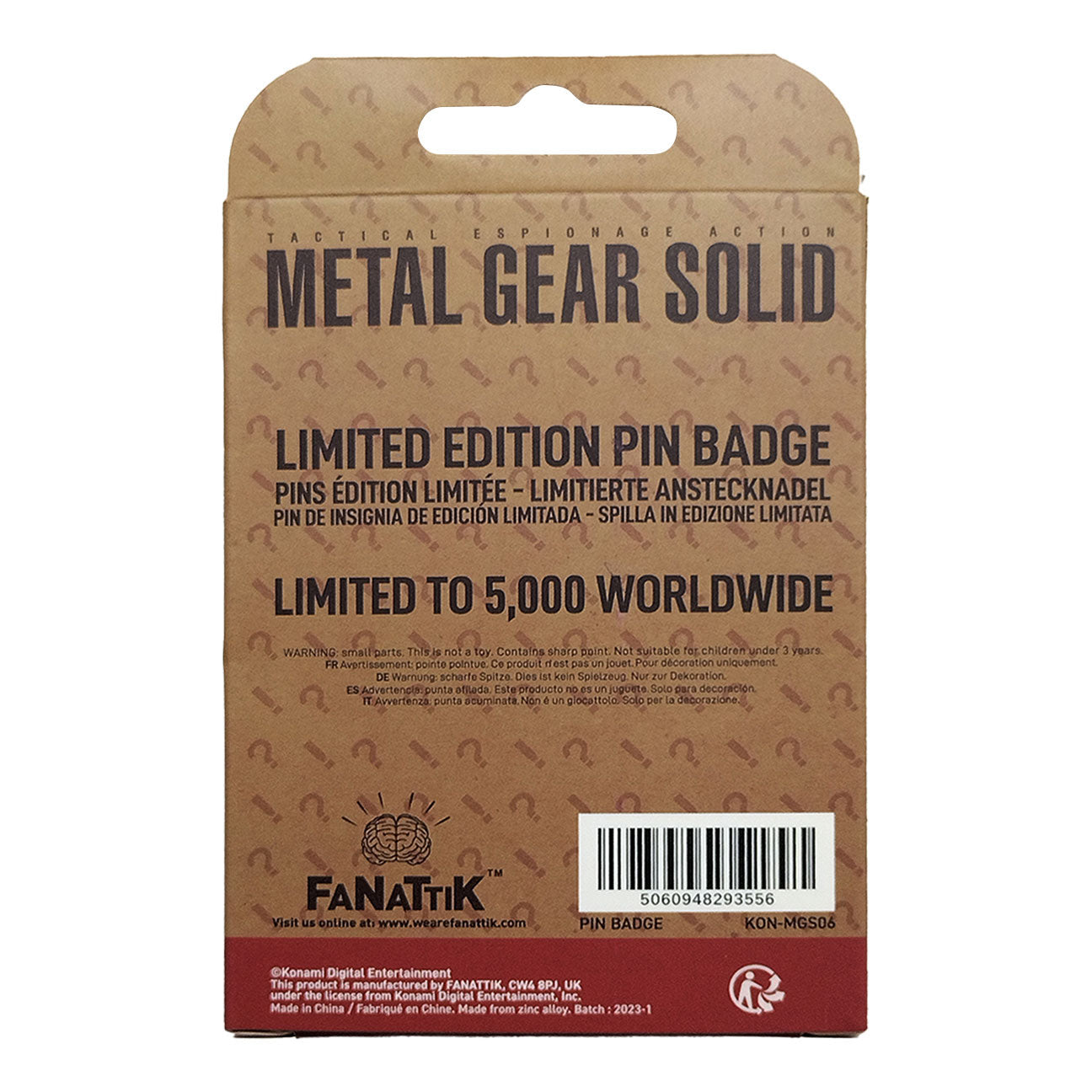Pin’s Metal Gear Solid - Foxhound