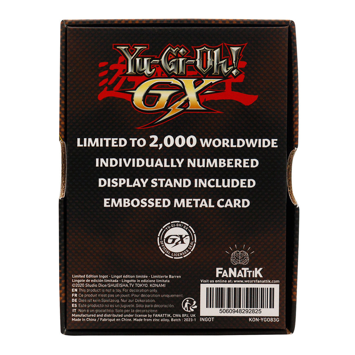 Lingot plaqué or collector Yu-Gi-Oh! - GX Elemental Hero Neos 24KLLingot plaqué or collector Yu-Gi-Oh! - GX Elemental Hero Neos 24KiLingot plaqué or collector Yu-Gi-Oh! - GX Elemental Hero Neos 24KnLingot plaqué or collector Yu-Gi-Oh! - GX Elemental Hero Neos 24KgLingot plaqué or collector Yu-Gi-Oh! - GX Elemental Hero Neos 24KoLingot plaqué or collector Yu-Gi-Oh! - GX Elemental Hero Neos 24KtLingot plaqué or collector Yu-Gi-Oh! - GX Elemental Hero Neos 24K Lingot plaqué or collector Yu-Gi-Oh! - GX Elementa