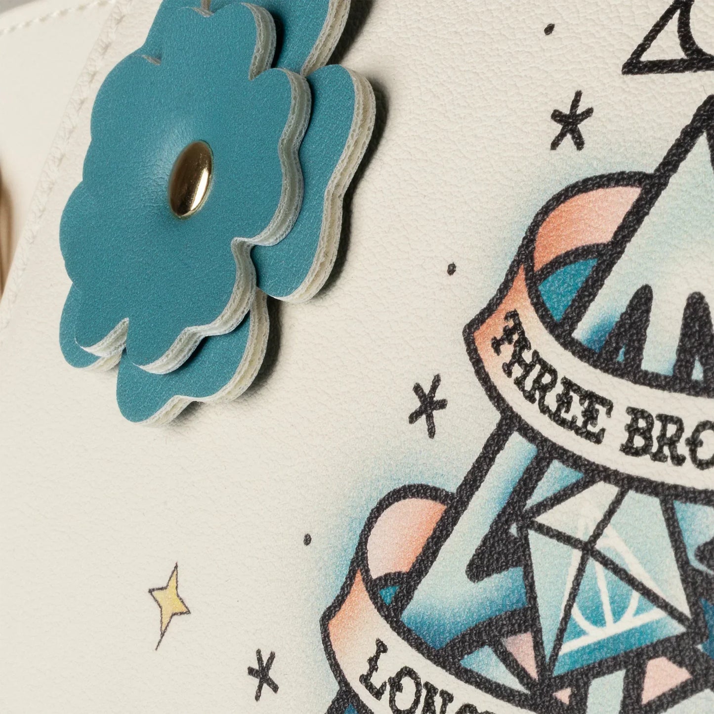 Harry Potter Handbag - Deathly Hallows Floral Tattoo