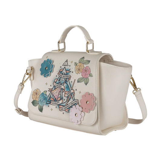 Sac à main Harry Potter Reliques de la Mort motif floral