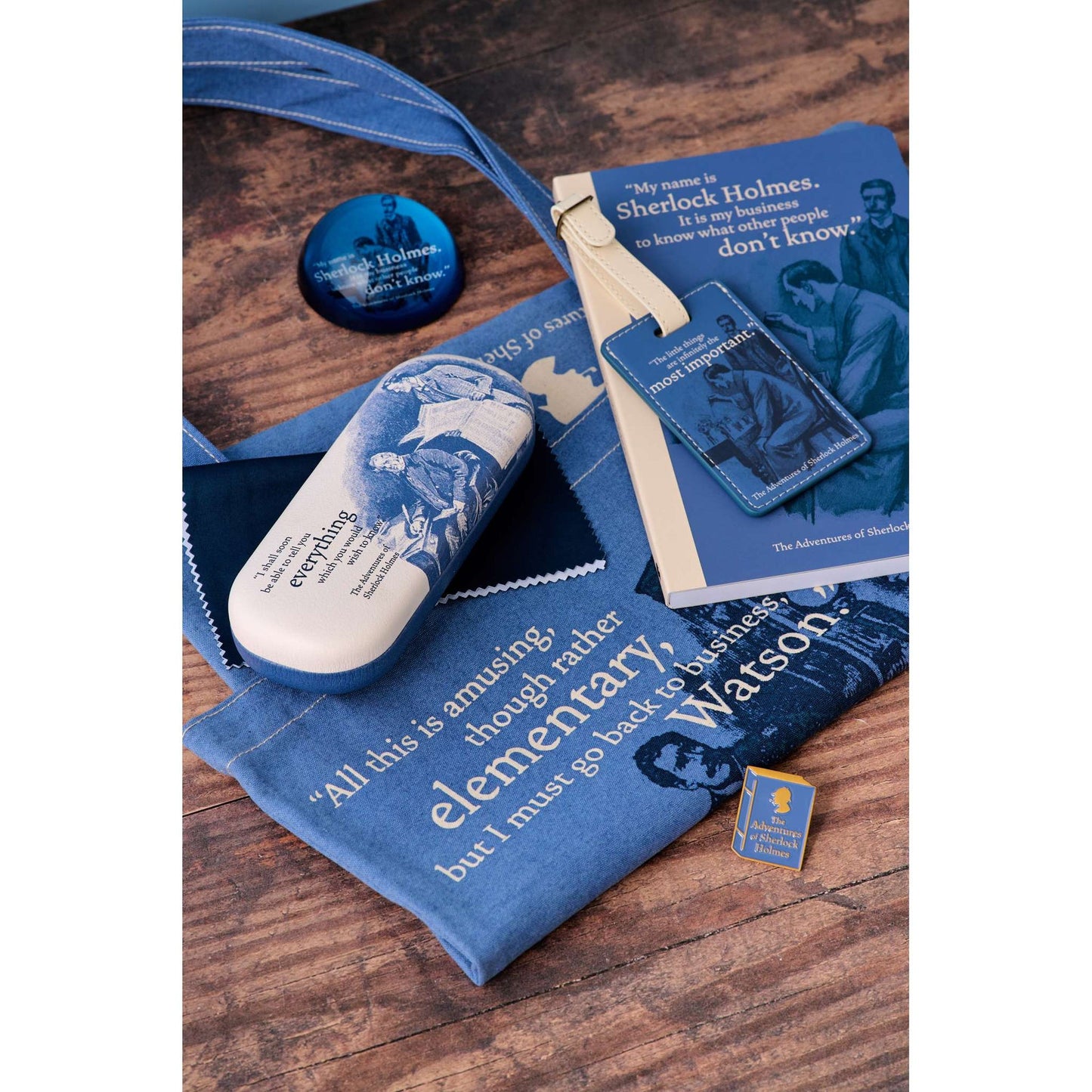 Sherlock Holmes Luggage Tag