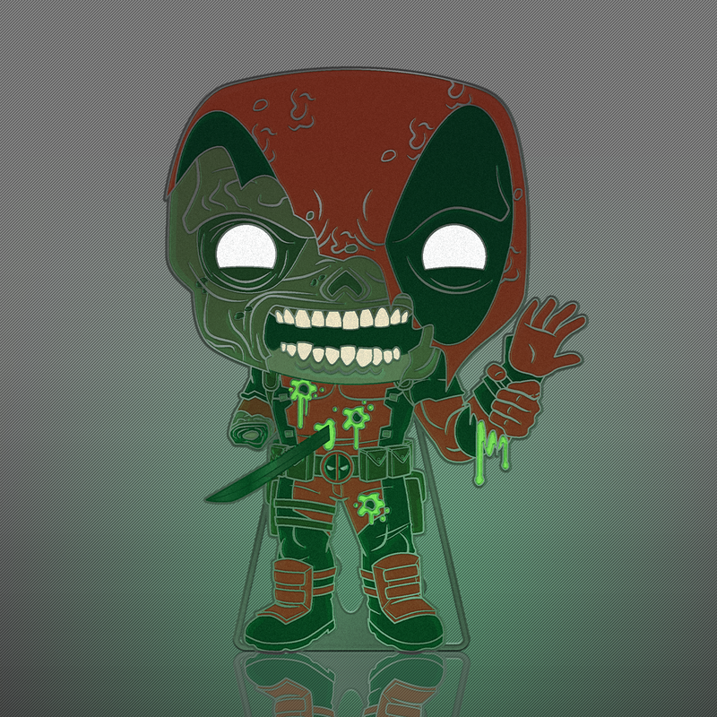 Deadpool Zombie (GITD)- Pop! Pin