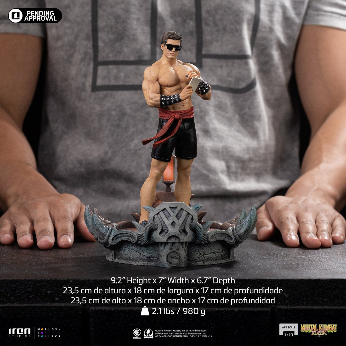 Statue Johnny Cage - Mortal Kombat - Art Scale 1/10