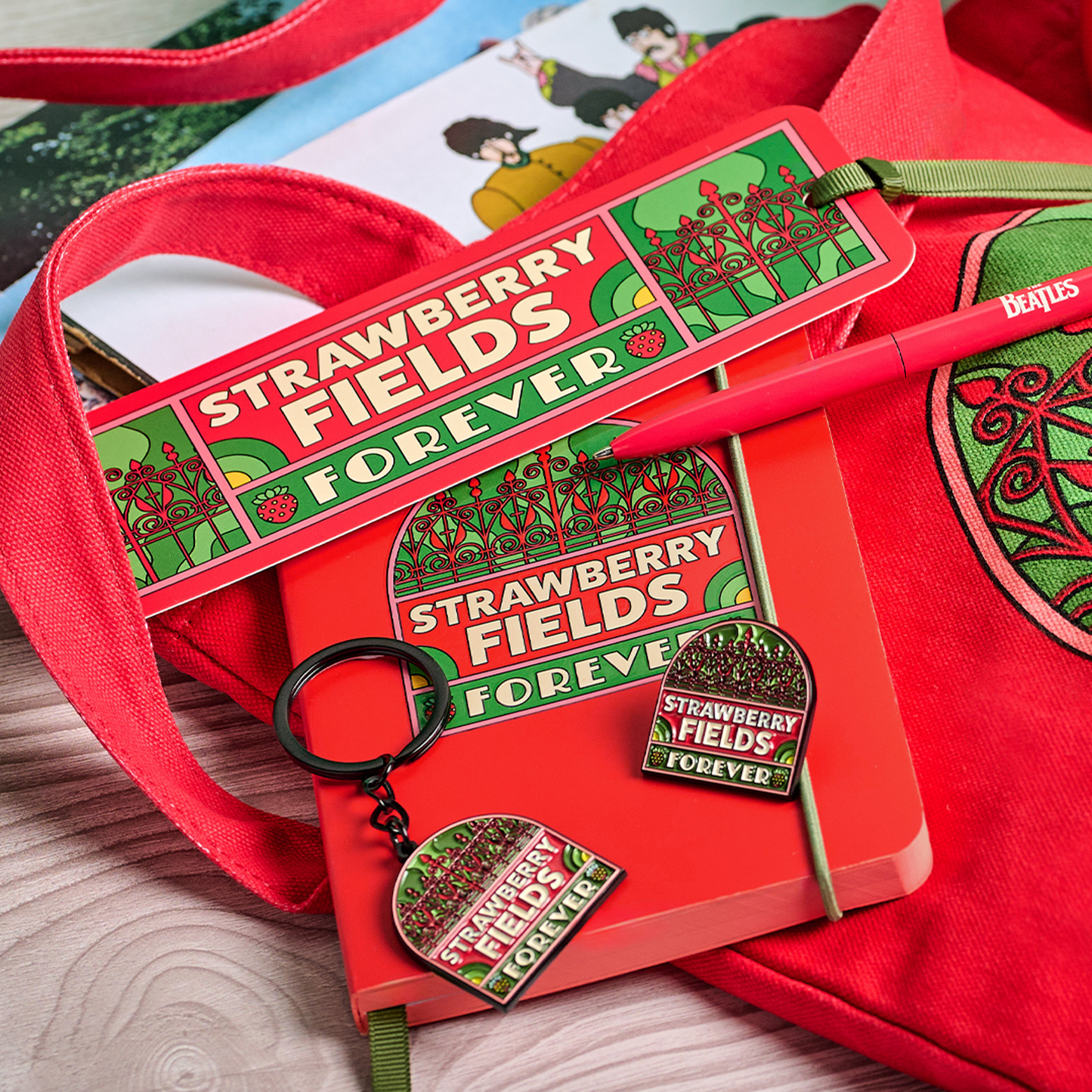 Carnet A6 souple The Beatles - Strawberry Fields