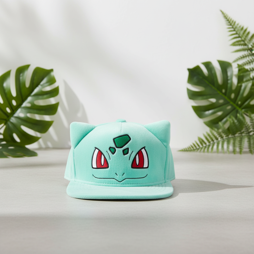 Pokémon Plush Snapback Cap - Bulbasaur