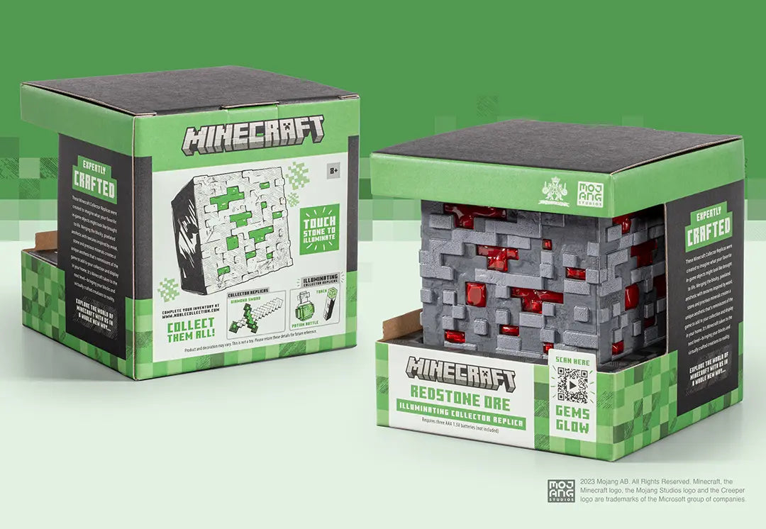 Réplique Minecraft - Minerai de Redstone Lumineux