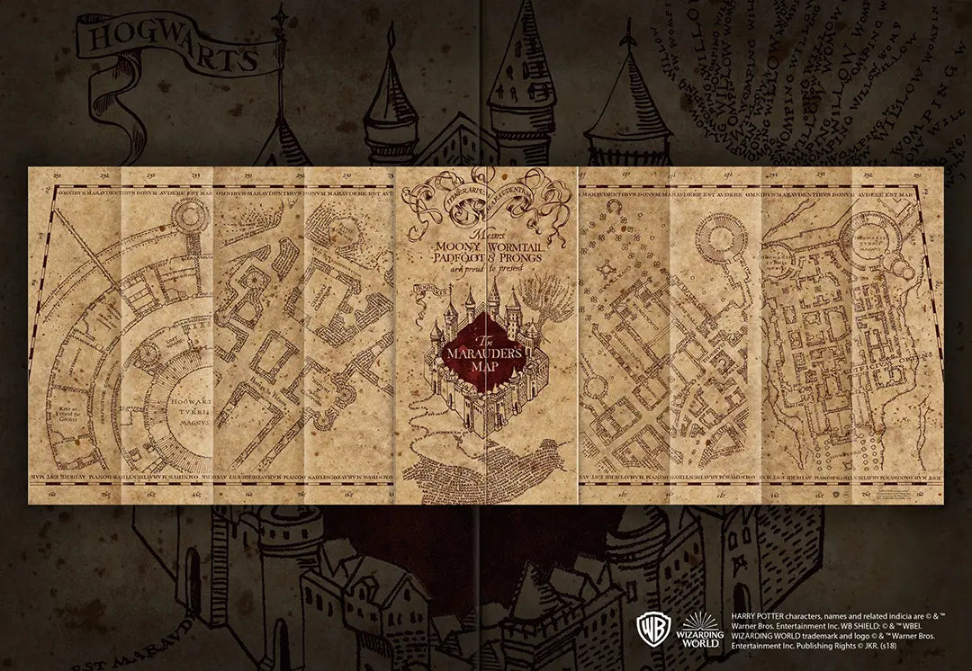 Puzzle Harry Potter 1000 pièces Carte du Maraudeur