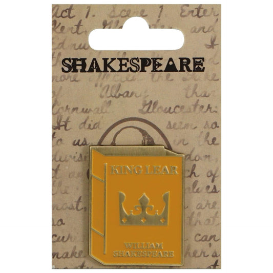 Shakespeare Pin Badge - King Lear