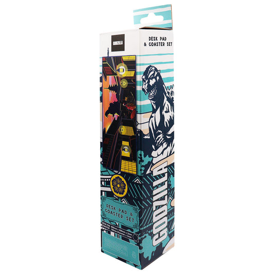 Desk pad & set de sous-verres Godzilla - packaging angle