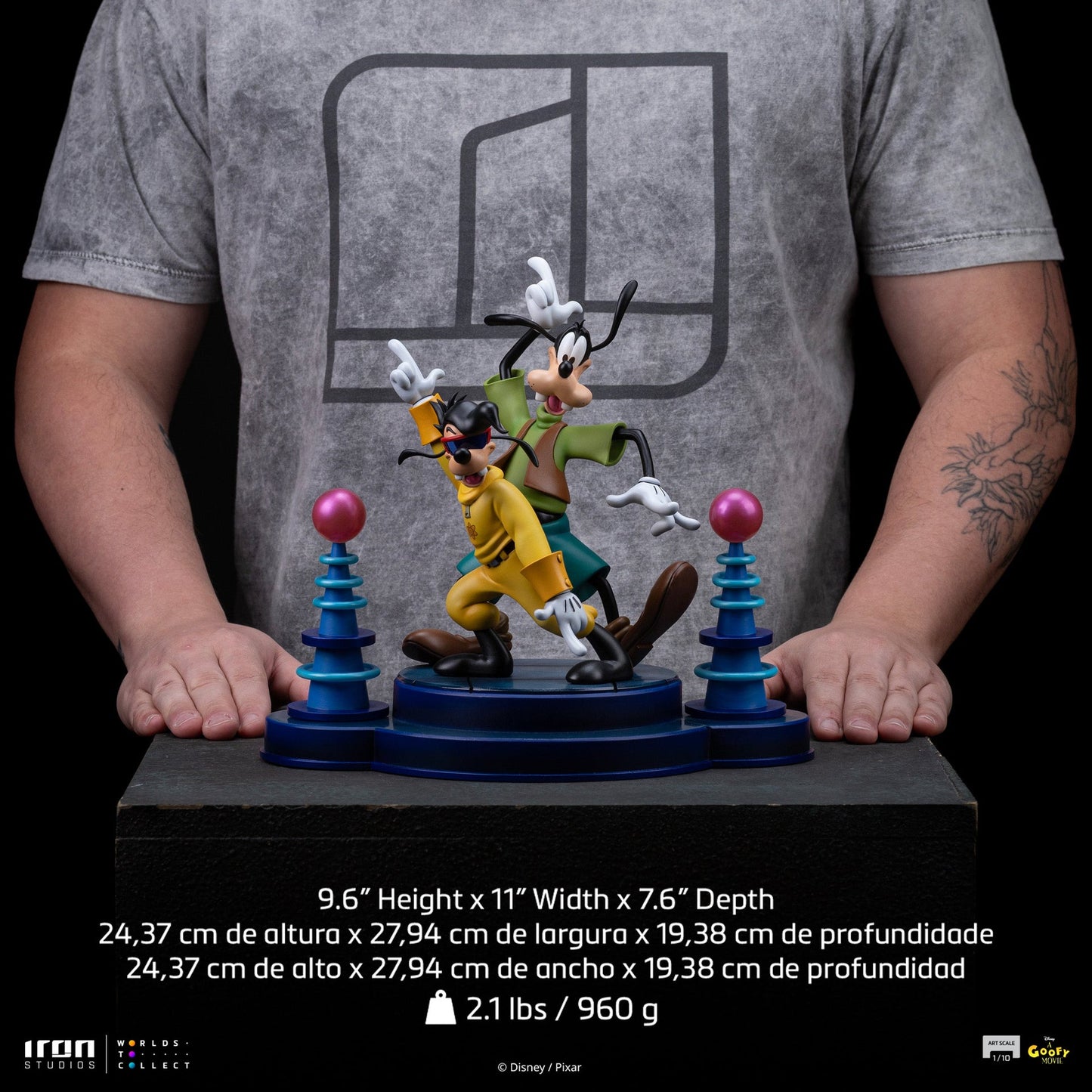 Statue Goofy and Max - A Goofy Movie - Art Scale 1/10 - Disney Classics