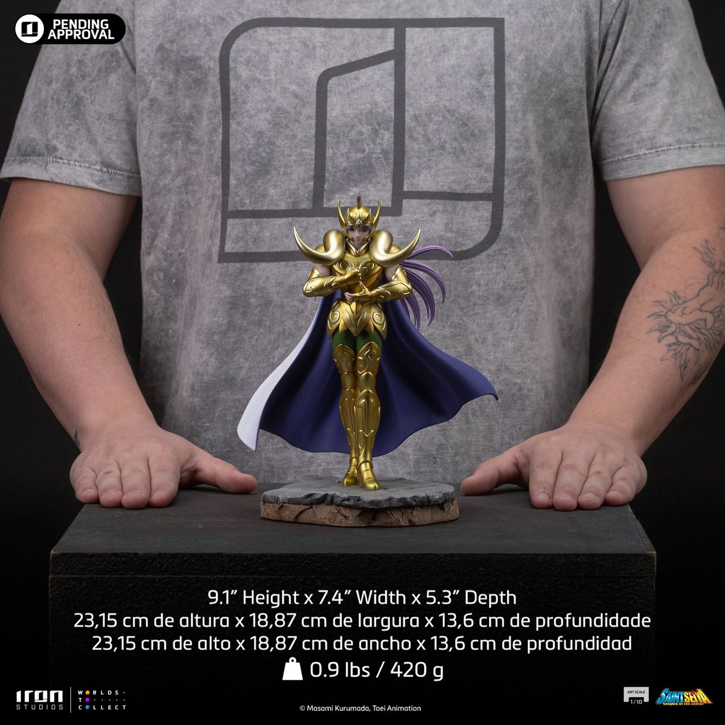 Statue Aries Mu - Saint Seiya - Art Scale 1/10