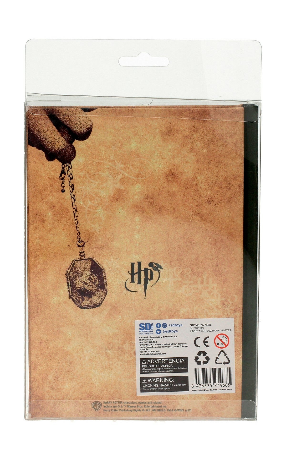 Harry Potter Luminous Notebook - Slytherin