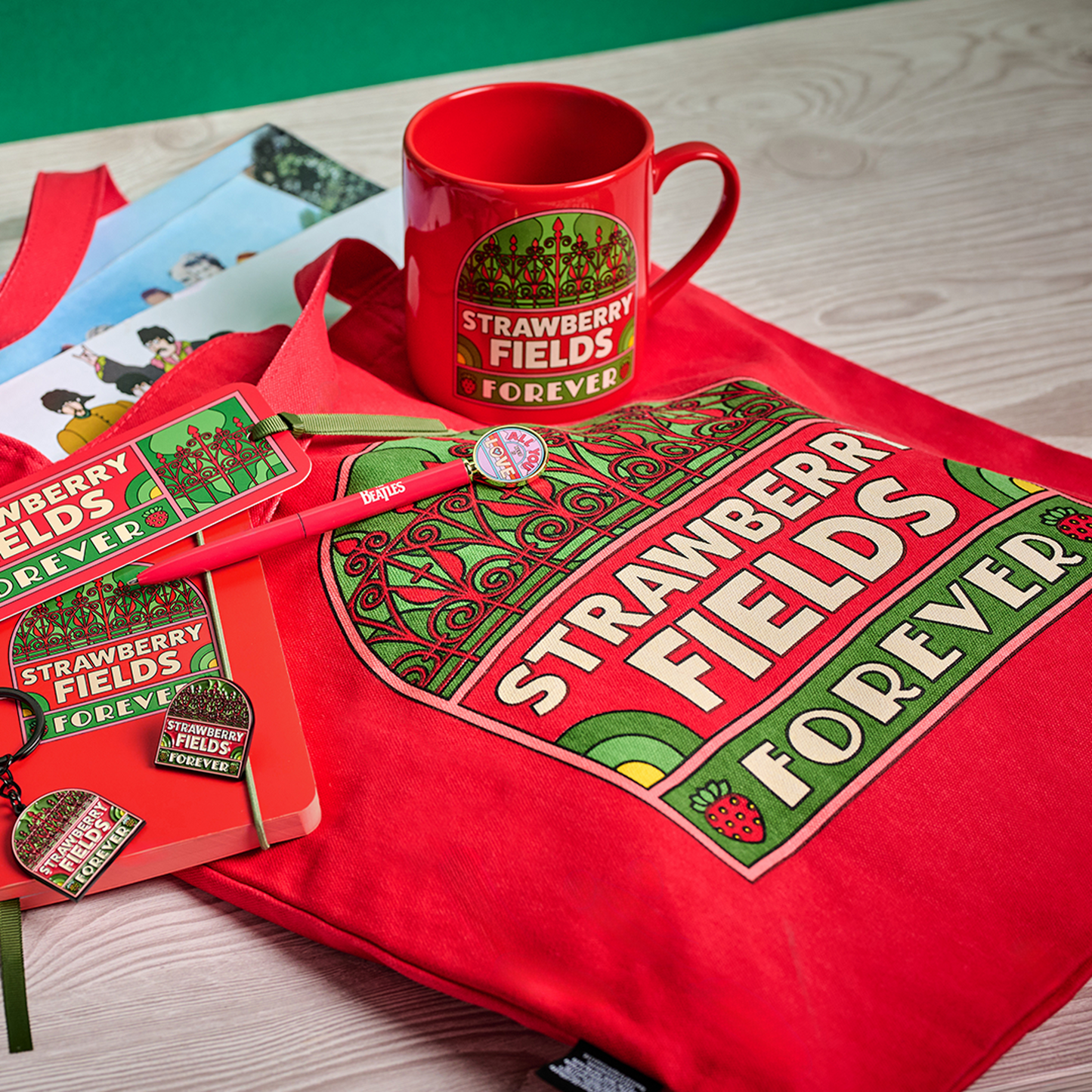 The Beatles tote bag - Strawberry Fields