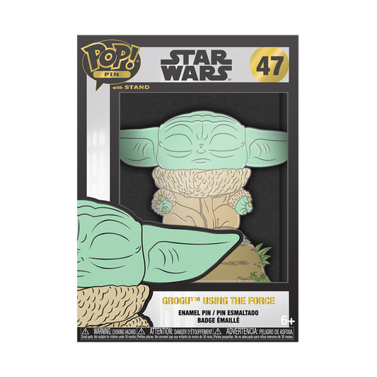 Funko Pop! Pin Grogu utilisant la Force