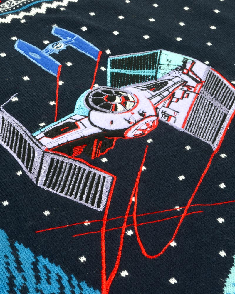Pull de Noël TIE Fighter