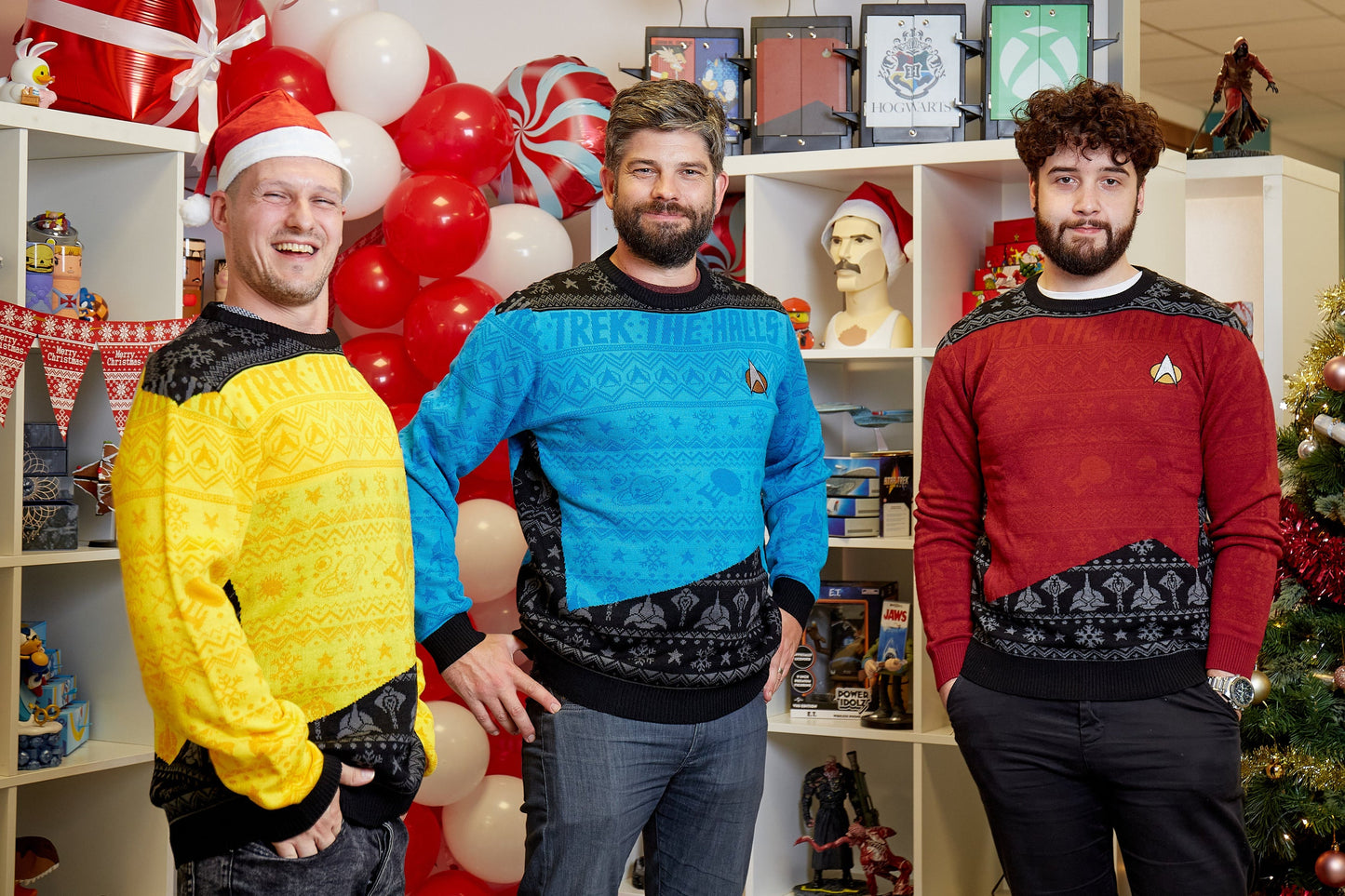Pull de Noël Star Trek Bleu