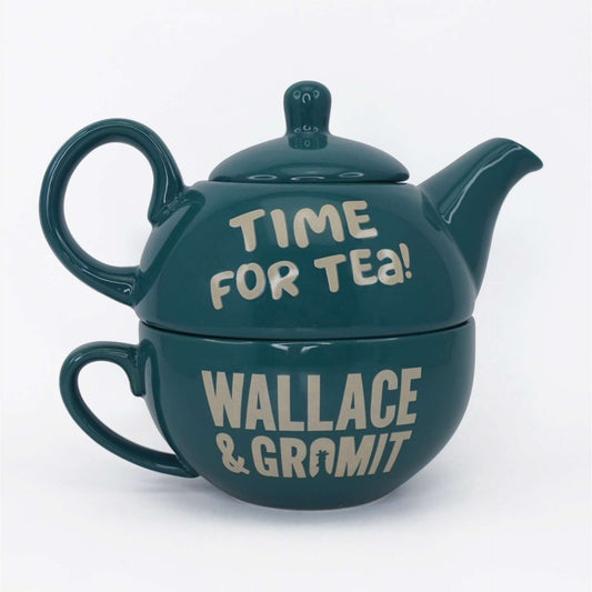 Wallace & Gromit Individual Tea Set - The Wrong Trousers