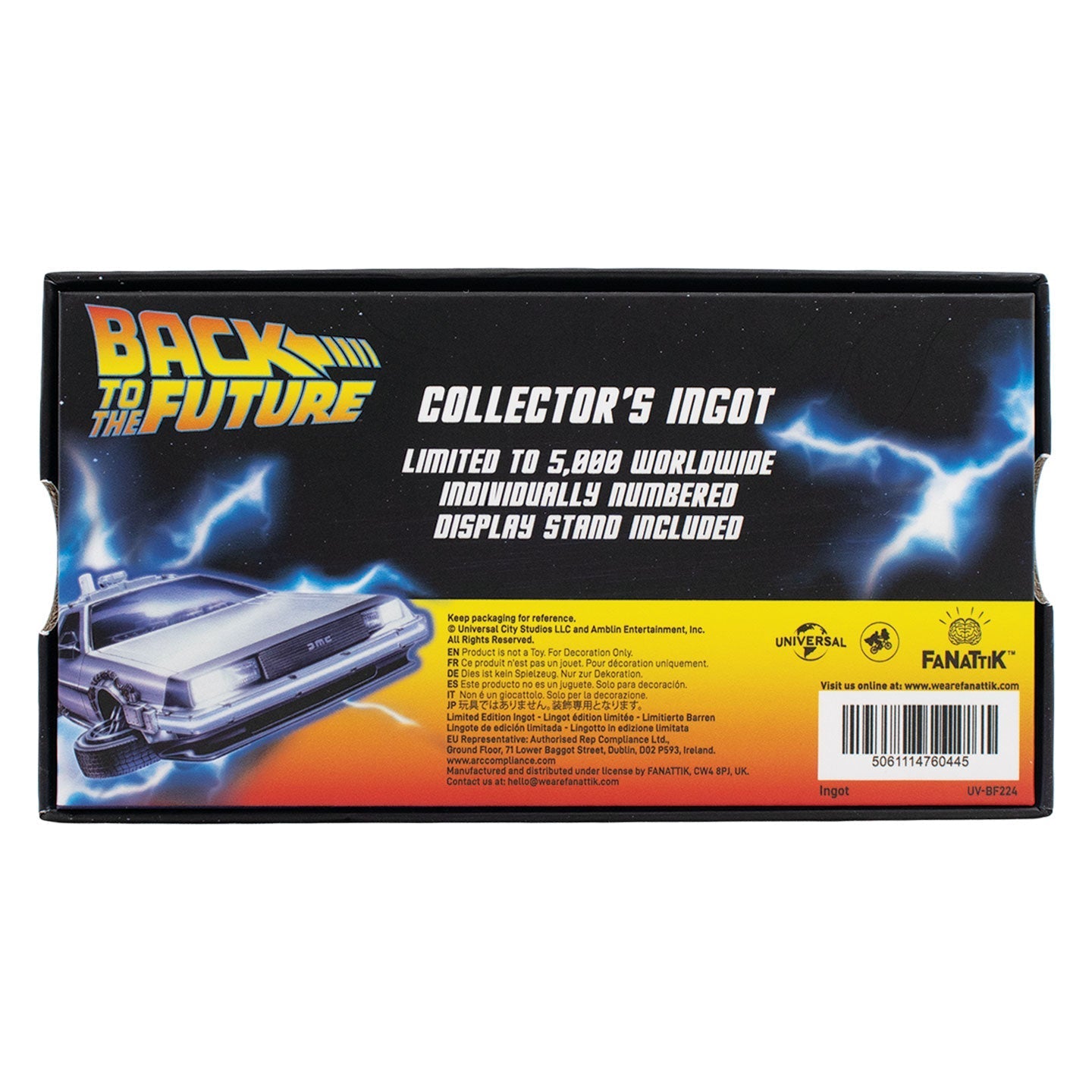 Lingot collector Retour vers le Futur - Stained Glass Style