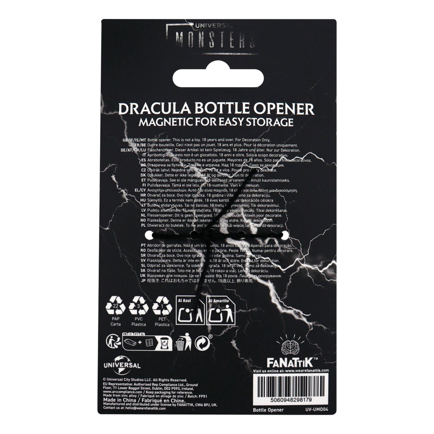 Décapsuleur Universal Monsters - Dracula