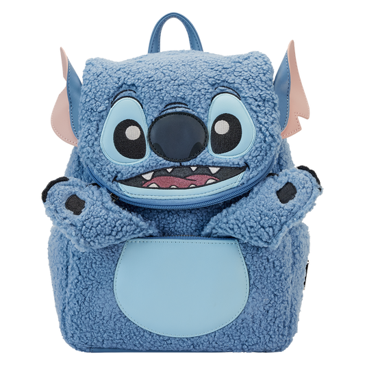Mini backpack Lilo and Stitch - Stitch "Sherpa"