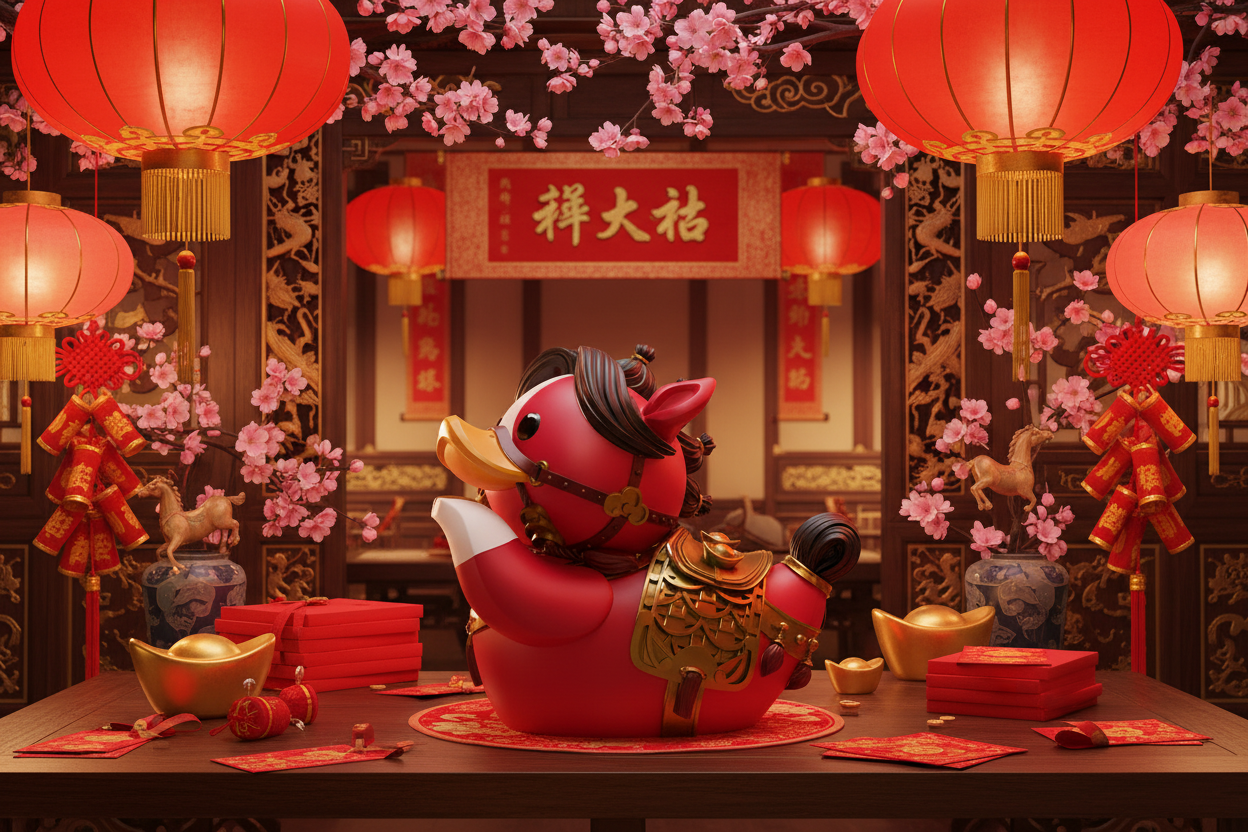 Chinese New Year Duck - Horse (Collector's Edition)
