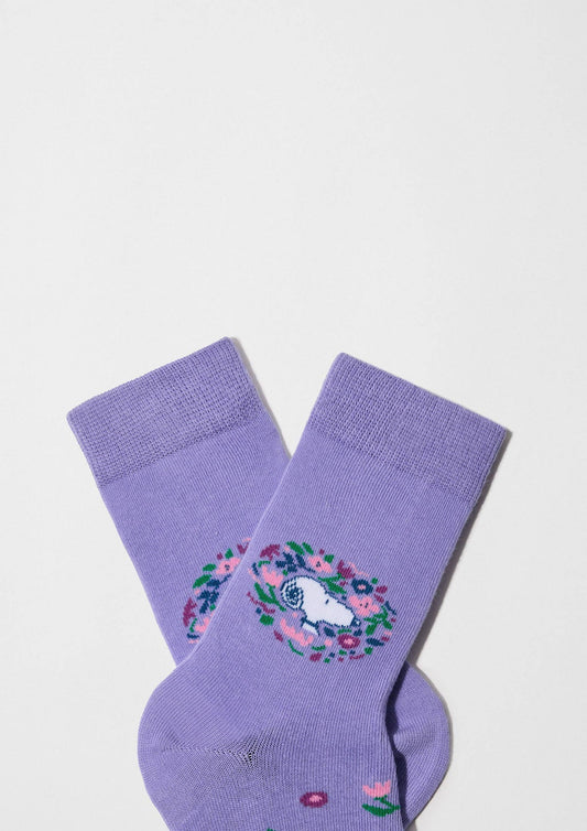 BeSnoopy Blossom - Chaussettes en coton biologique à 100%