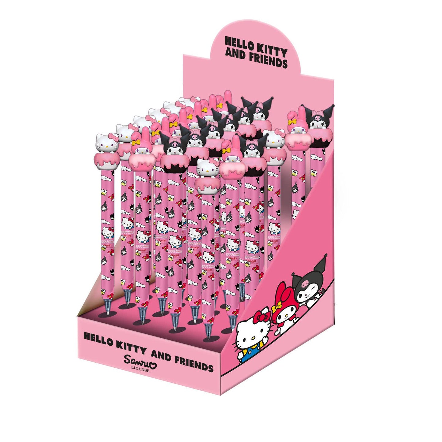 Display 24 Hello Kitty Erasable Gel Pens "Mix"