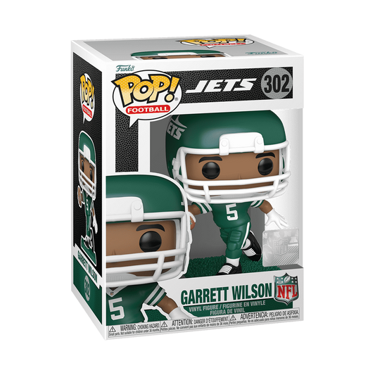 Pop! Garrett Wilson (Tenue Verte et Blanche) - packaging officiel